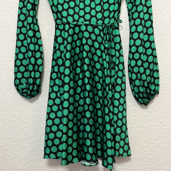 Milly Siena Polka Dot Wrap Dress - Picture 12 of 16